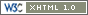 XHTML 1.0 Válido