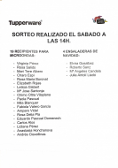 Ganadores de los productos Tupperware