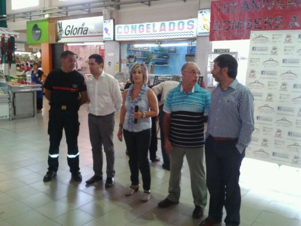 Inauguración de la exposición fotográfica "Bombers d'Alcoi 150 anys"