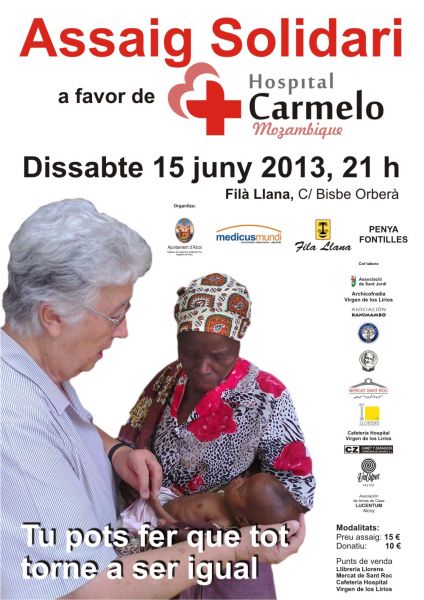 Ensayo solidario a favor del Hospital Carmelo (Chokwe-Mozambique)
