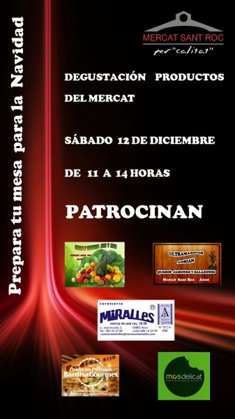 Degustación productos de Mercat