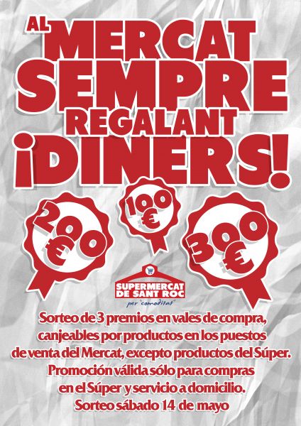 Al Mercat sempre regalant diners