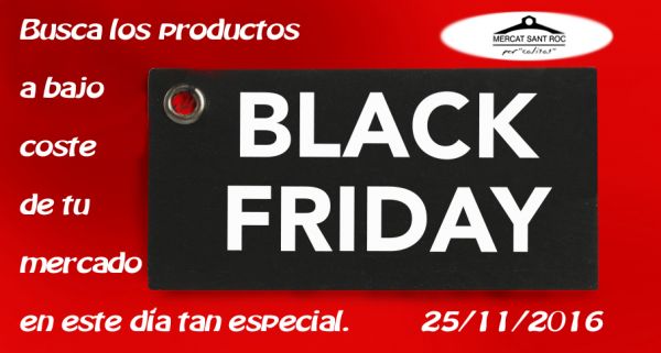 El Mercat de Sant Roc también participa el día del Black Friday