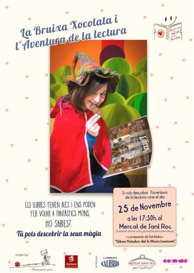 El viernes día 25 a las 17:30 h., los niños tiene una cita  en el Mercat con la lectura