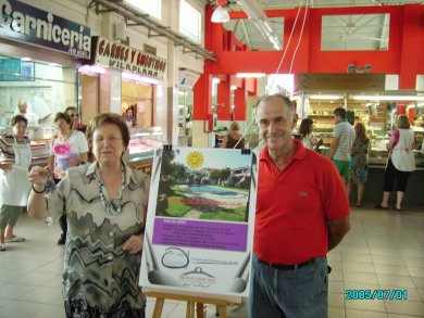 Etrega de llaves del bungalow en Dénia