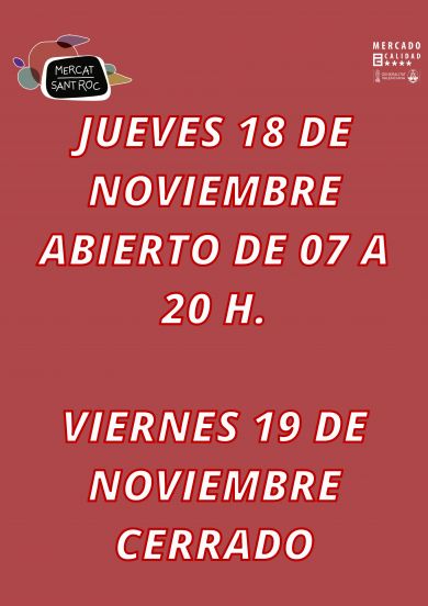 Festivo local día 19 de noviembre