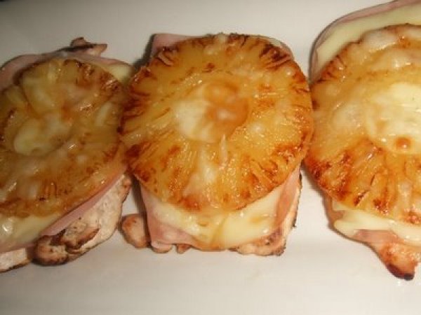 PASTEL DE POLLO CON PIÑA