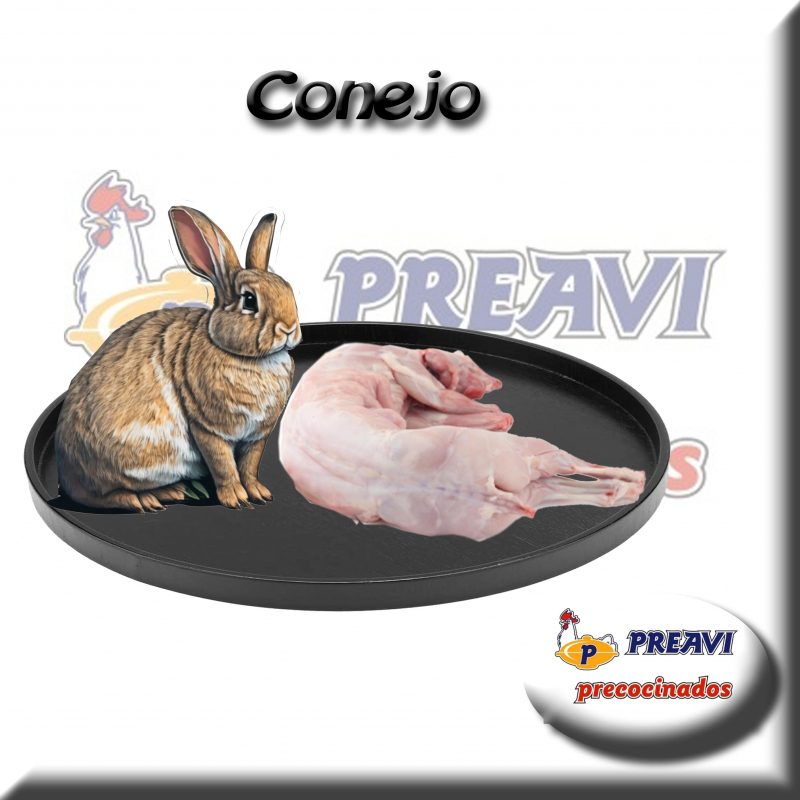 Conejo sin cabeza (peso aprox 1kg)