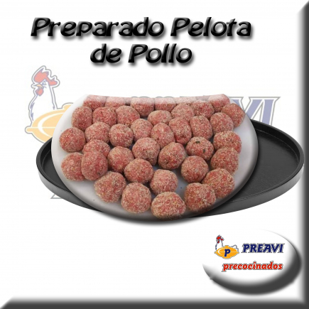 Preparado pelota de pollo