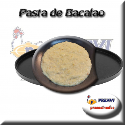 Pasta de bacalao 300grs bandeja