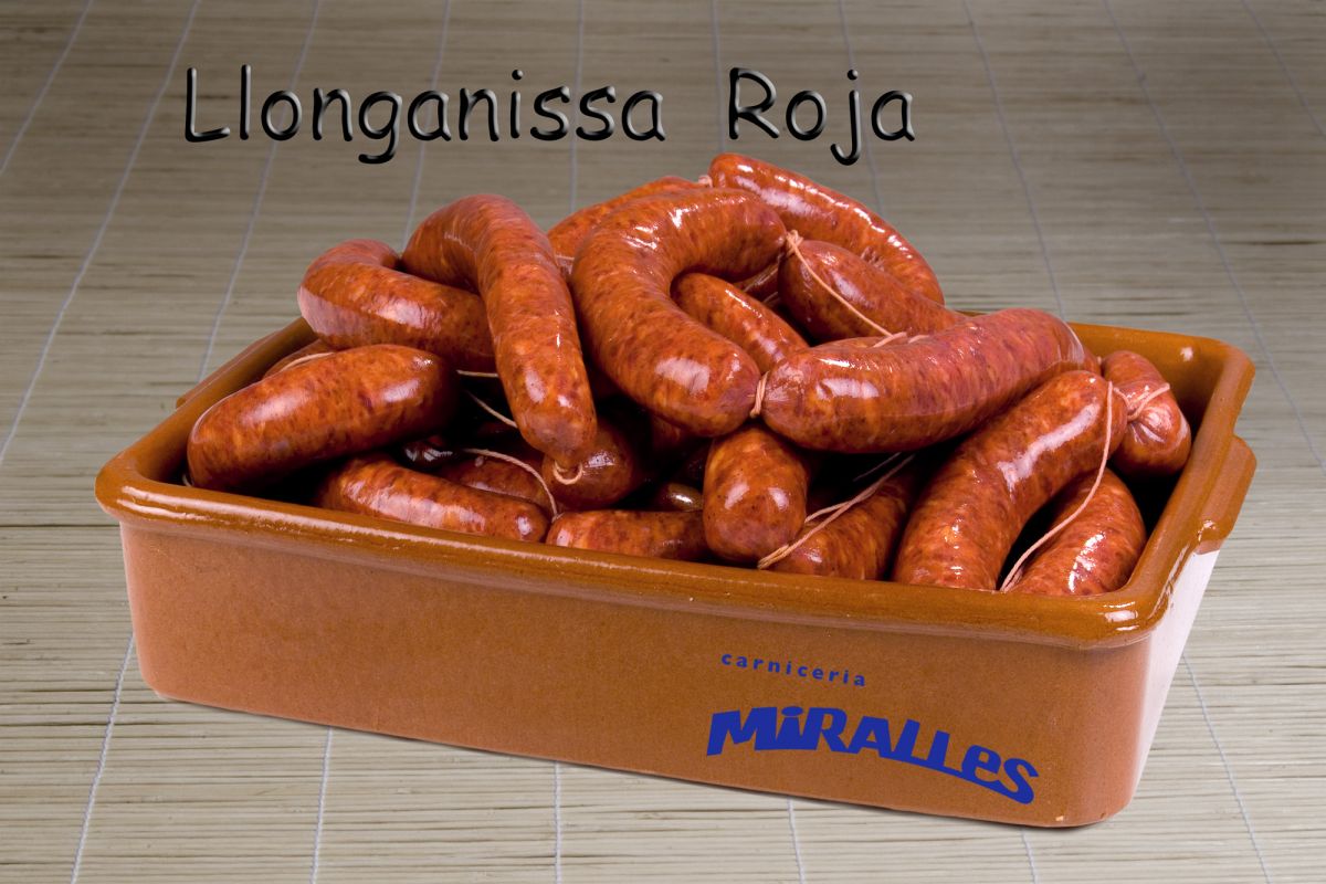 Longaniza  roja artesana