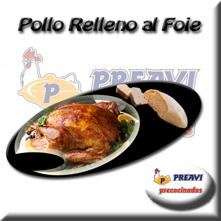 Pollo relleno al foie