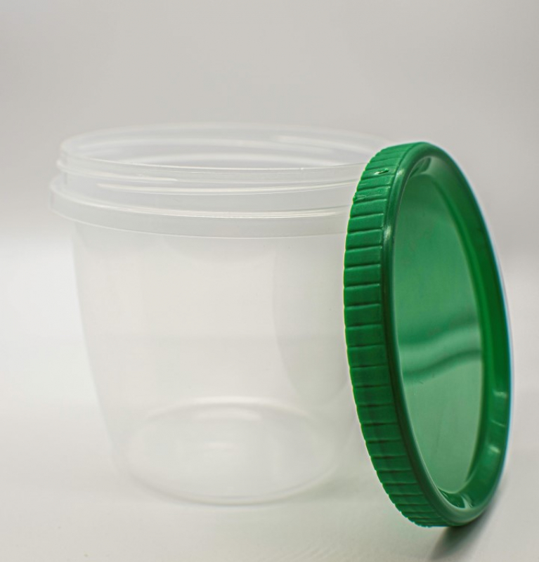 ENVASE CUBO PVC 300GR VACIO