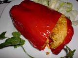 Pimiento relleno de arroz