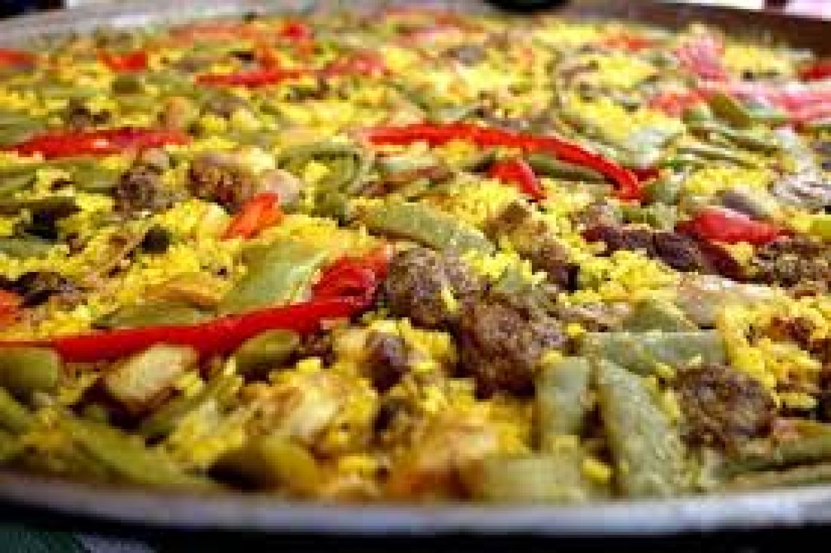 Paella carne