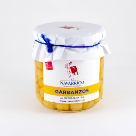 GARBANZOS EL NAVARRICO T CRISTAL 350 ML