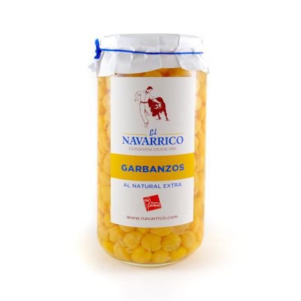 GARBANZOS EL NAVARRICO T.CRISTAL 720 ML