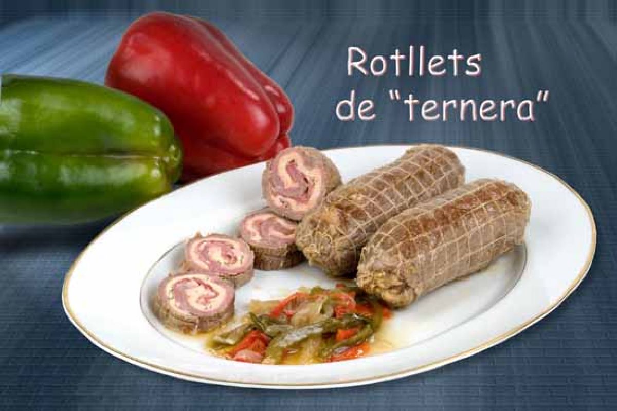 Rollito de ternera guisado