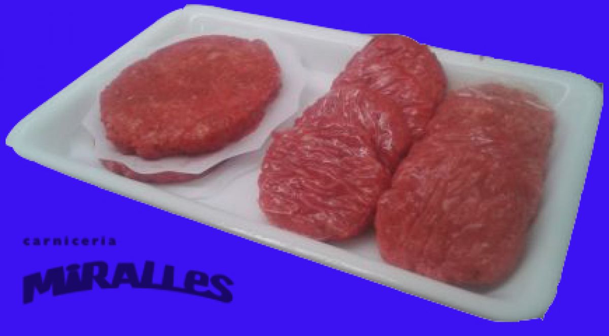 Hamburguesas vaca rubia gallega madurada