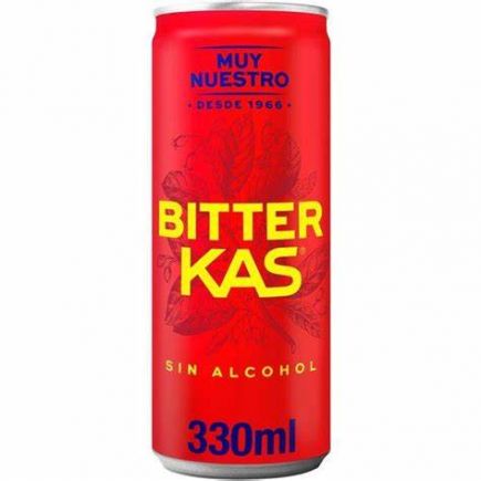 BITTER KAS SIN ALCOHOL LATA 33CL