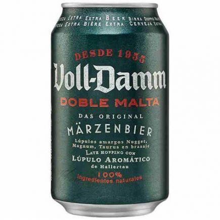 CERVEZA VOLL DAMM LATA 33CL 7.2º