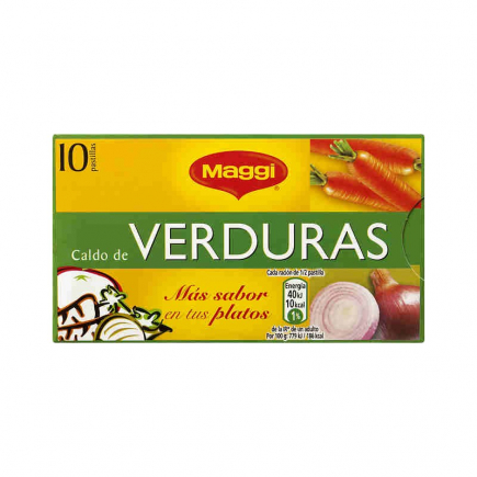 CALDO MAGGI VERDURAS 10 PAST.105G