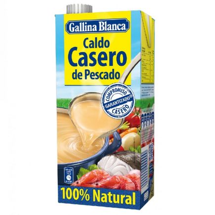 CALDO GALLINA BLANCA PESCADO BRICK 1L