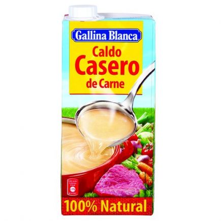 CALDO GALLINA BLANCA NAT.CARNE 1L