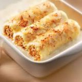 Canelones con bechamel