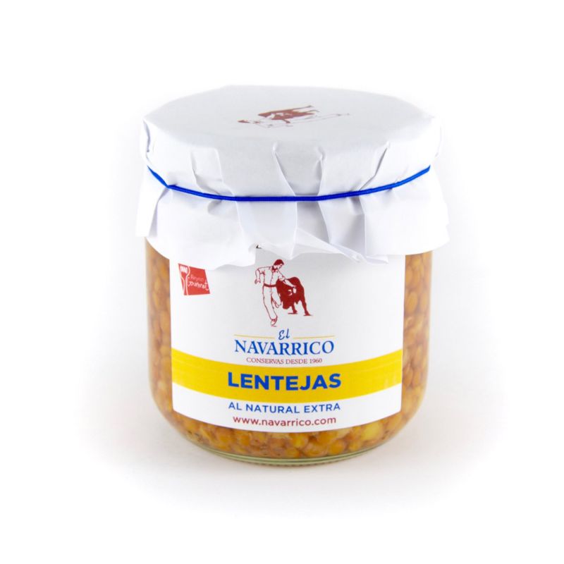 LENTEJAS EL NAVARRICO TARRO CRISTAL 350ML