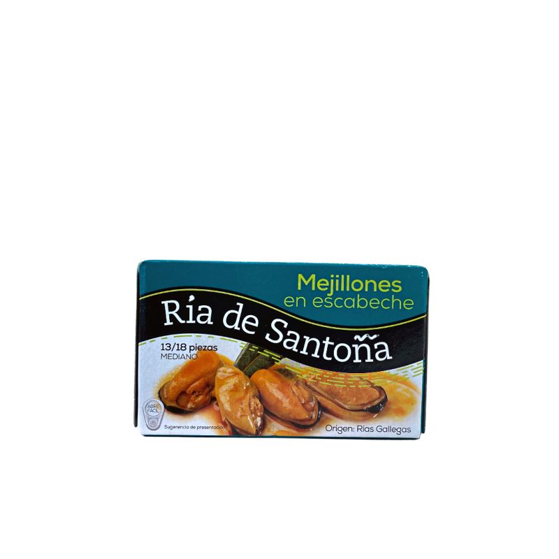 MEJILLONES EN ESCABECHE13/18 RIA DE SANTOÑA