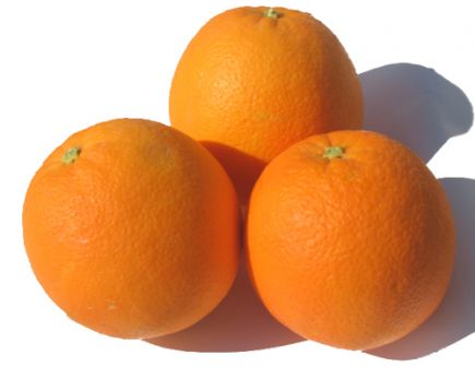 naranja de comer