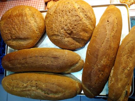 pan integral con 7 cereales (por encargo todos los jueves precio según tamaño )