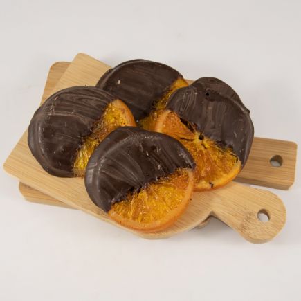 Naranjas con chocolate