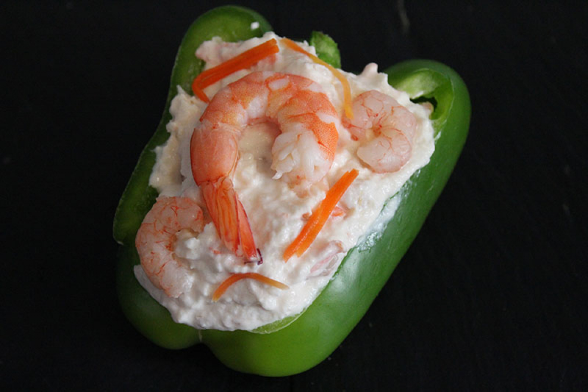 Ensaladilla de merluza y gambas