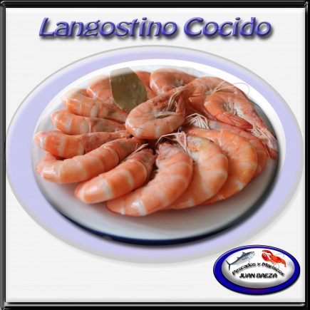 Langostino hervido