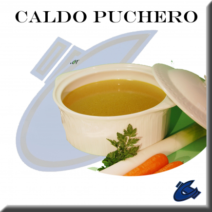 CALDO PUCHERO ,1/2 litro