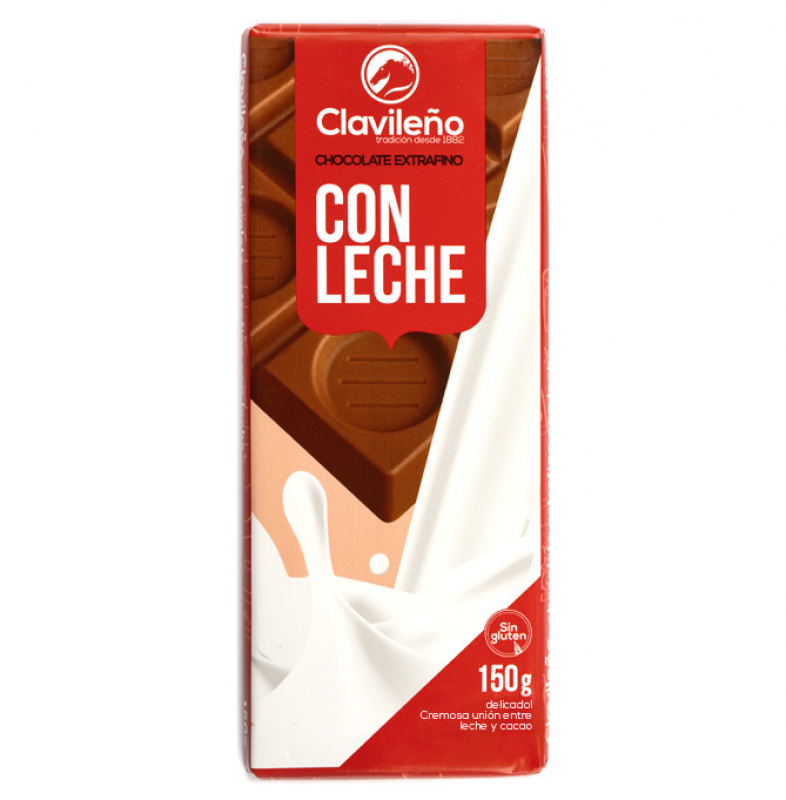 CHOCOLATE CLAVILEÑO LECHE TAB 150G