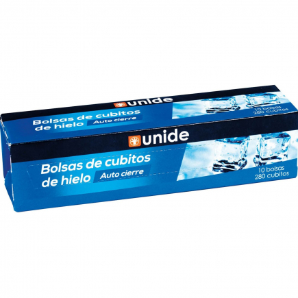 BOLSA CUBITOS HIELO UNIDE 10UD