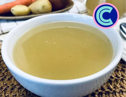 Caldo cocido congelado