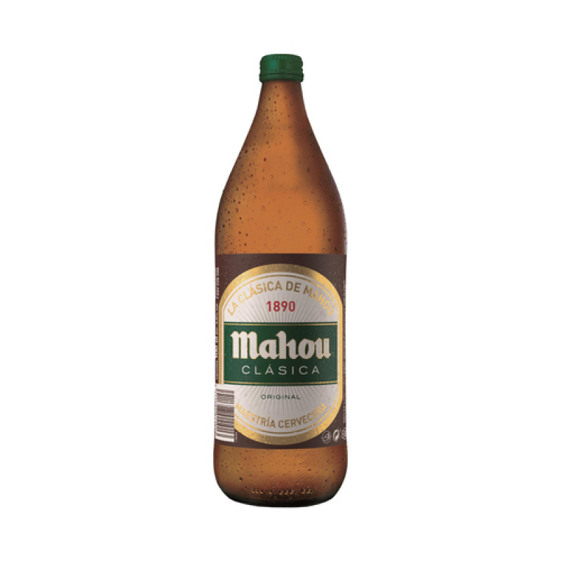 MAHOU CLASICA BOTELLA 1 LT