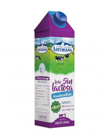 Leche Asturiana 1L. semi s/lactosa