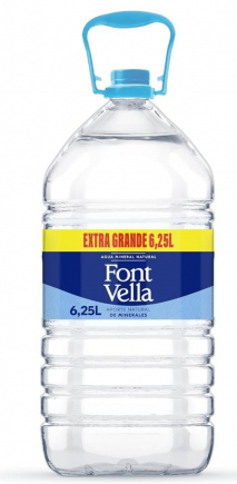 Agua Garrrafa Font Vella 6,25L