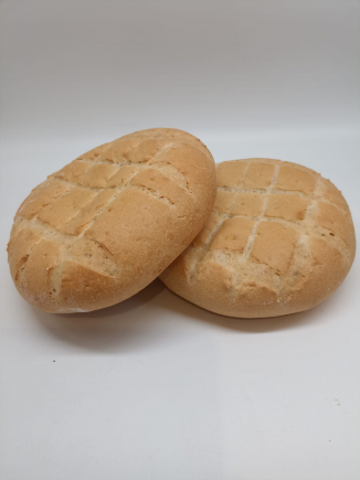 Pan redondo pequeño cuadrado