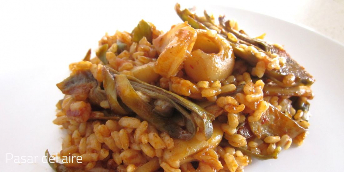 Arroz con sepia y habas (MD)