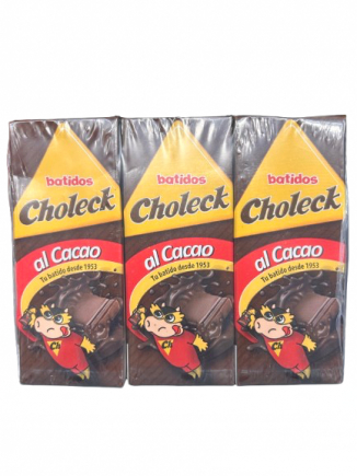 BATIDO CHOLECK CACAO 200ML.PAC K 3 BRIK