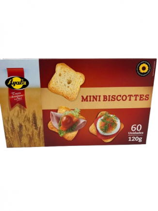 AYALA MINI BISCOTTES 60U.-120G.