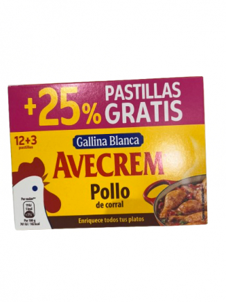 AVECREM POLLO 12+3
