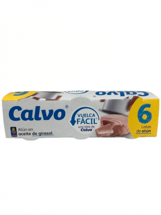 ATUN CALVO EN ACEITE GIRASOL X6