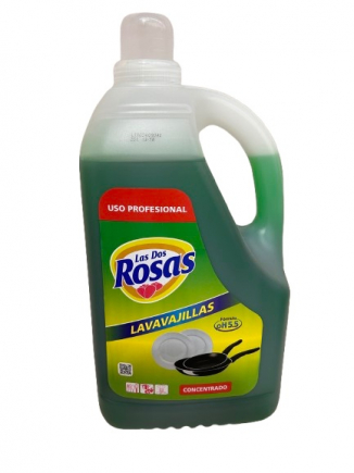 LAVAPLATOS CONCENTRADO 5 LITROS VERD 2 ROSAS